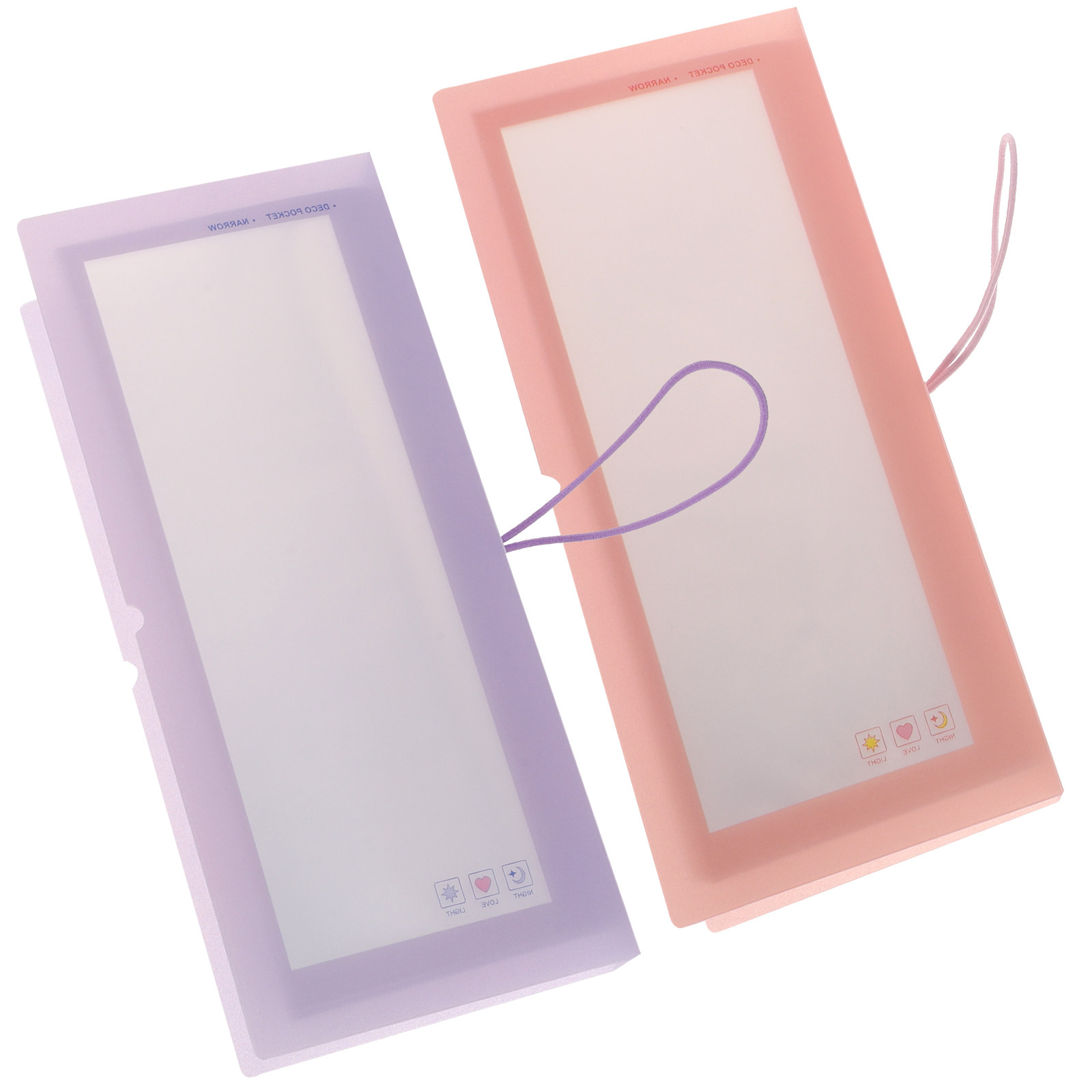 Stationery Books - 2 unidades de álbum transparente para