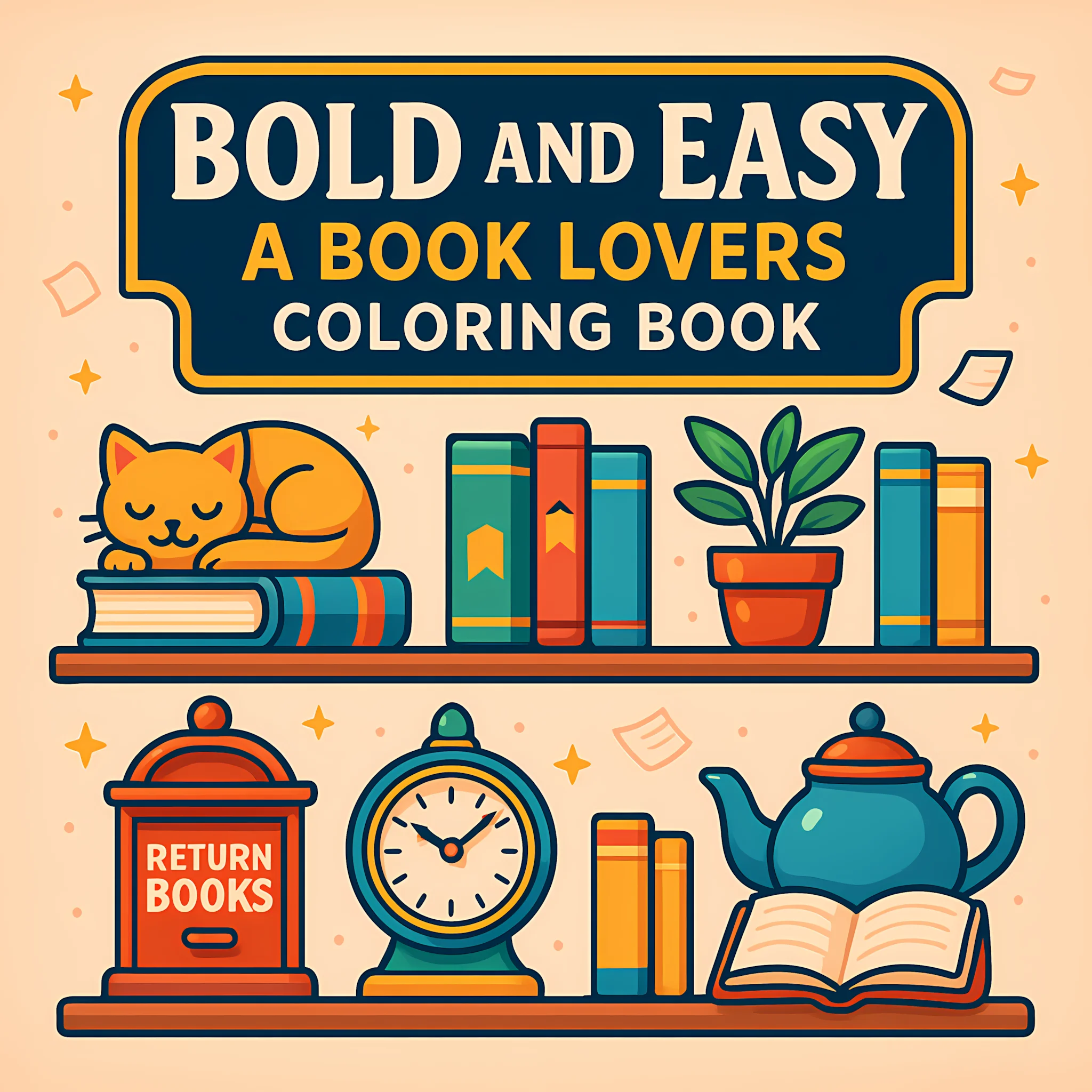 Adult Coloring Book Stress Relief - Libro para Colorear para Amantes de