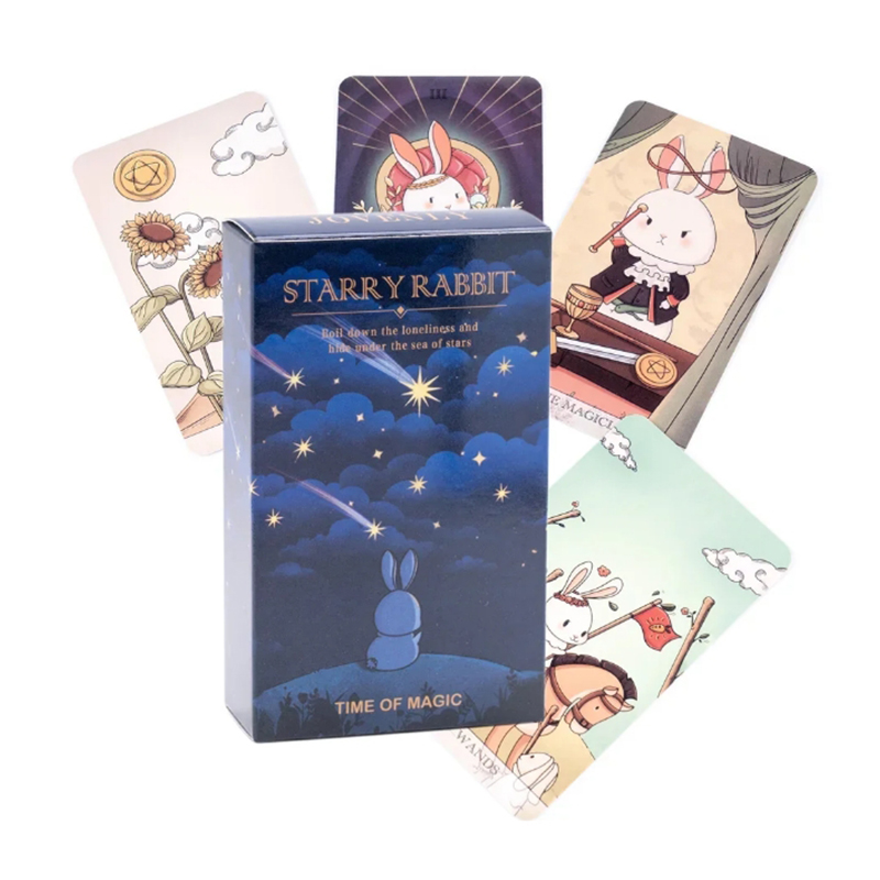Tarot Deck With Guidebook - Cartas creativas de Tarot de conejo