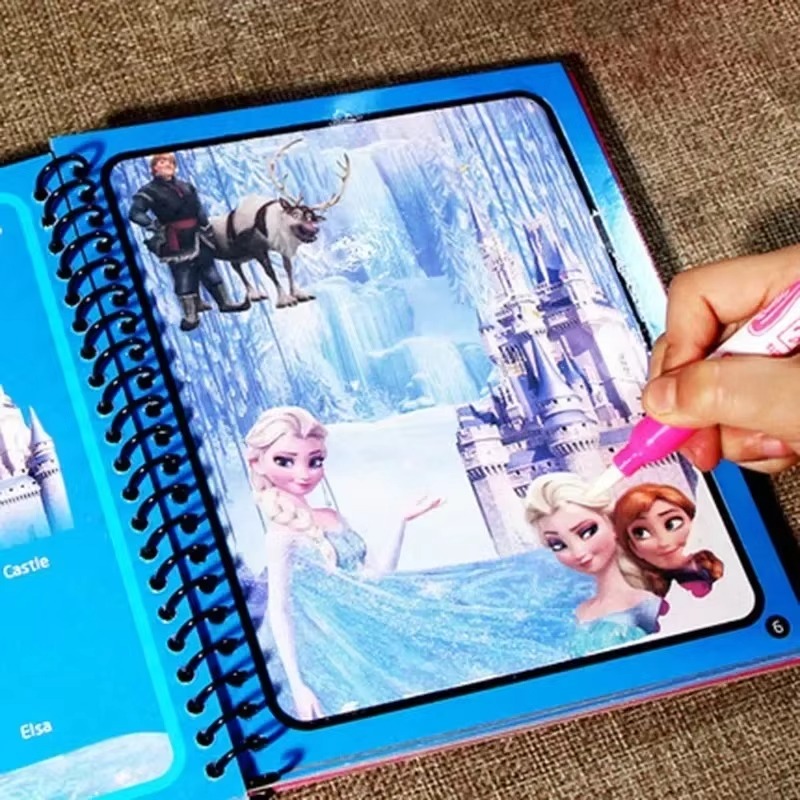 Set de Juguetes para Pintura a - Reusable Water Magic Coloring Book reseña y precio