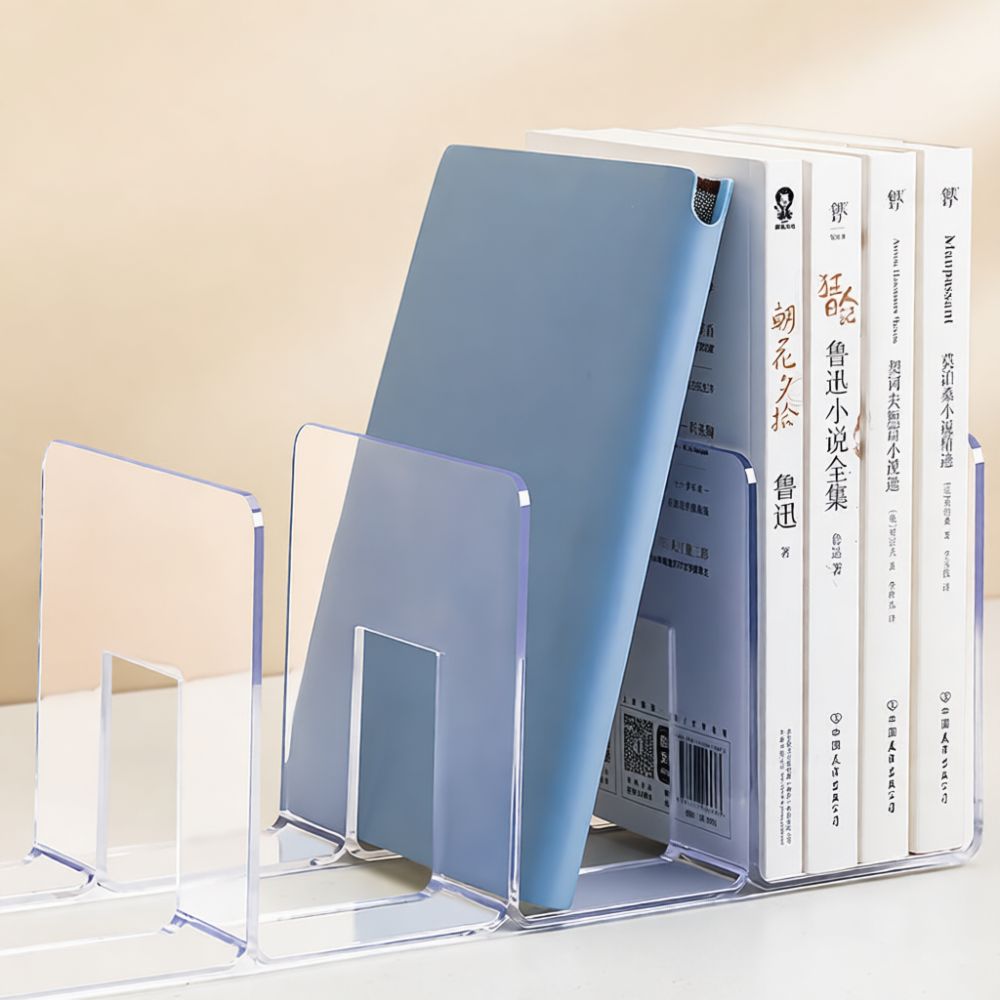 Organizador de escritorio con  - Clear Acrylic Book Stand Holder reseña y precio