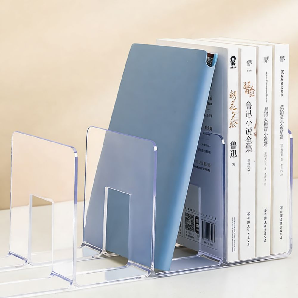 Organizador de escritorio con  - Clear Acrylic Book Stand Holder reseña y precio