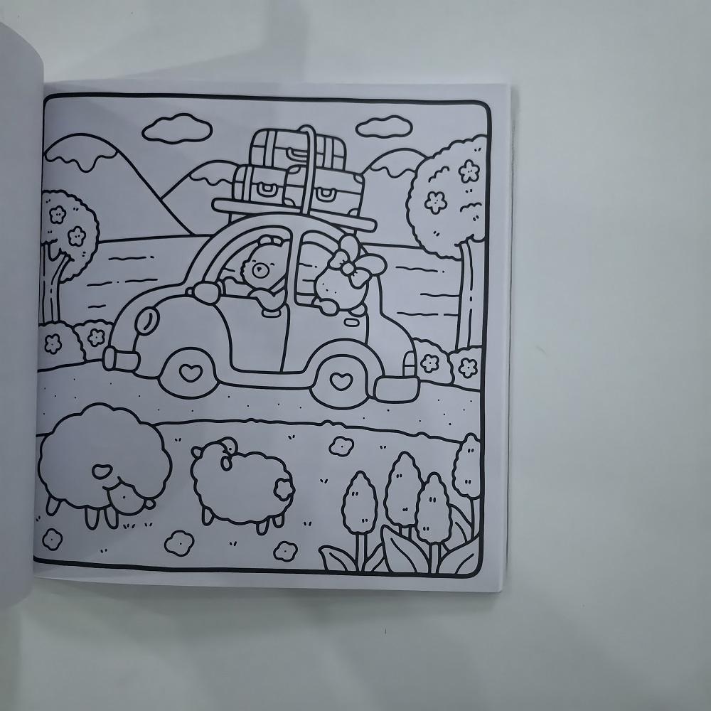 Libro para Colorear Little Cud - Adult Coloring Book Stress Relief reseña y precio