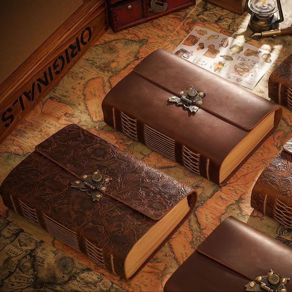 Diario Vintage de Cuero Crazy  - Vintage Leather Journal Notebook reseña y precio