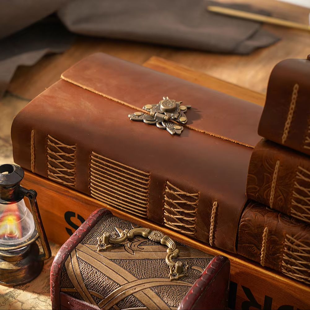 Diario Vintage de Cuero Crazy  - Vintage Leather Journal Notebook reseña y precio