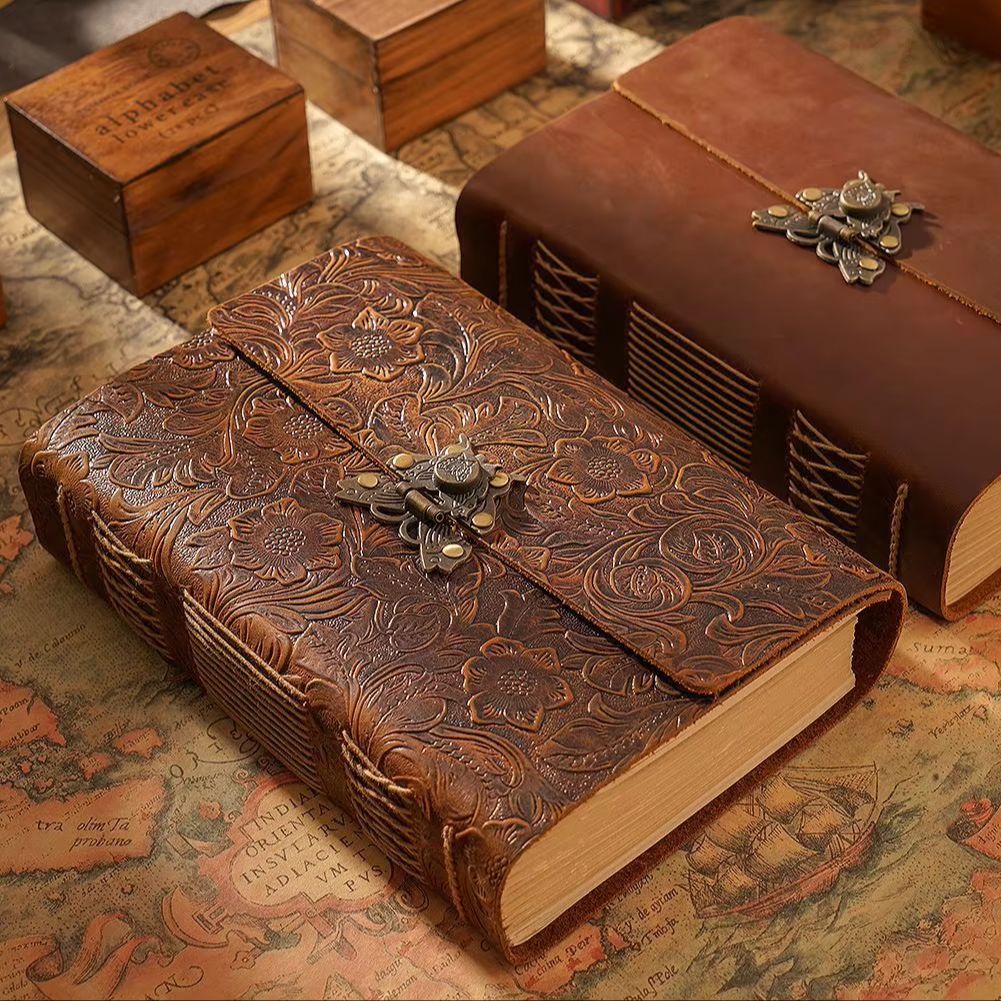 Diario Vintage de Cuero Crazy  - Vintage Leather Journal Notebook reseña y precio
