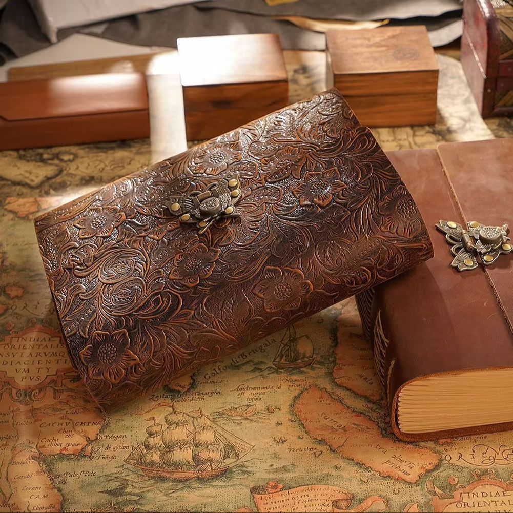 Diario Vintage de Cuero Crazy  - Vintage Leather Journal Notebook reseña y precio