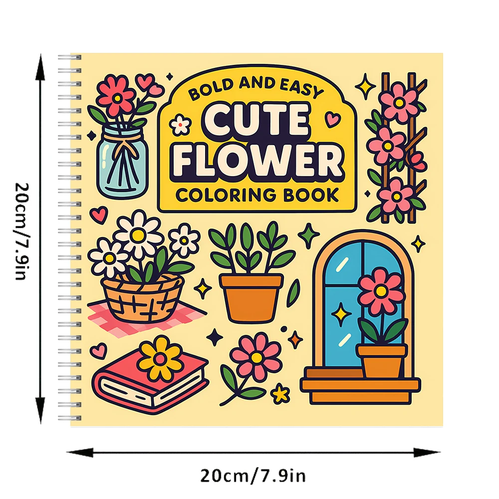 Libro de Colorear de Flores Fá - Adult Coloring Book Stress Relief reseña y precio