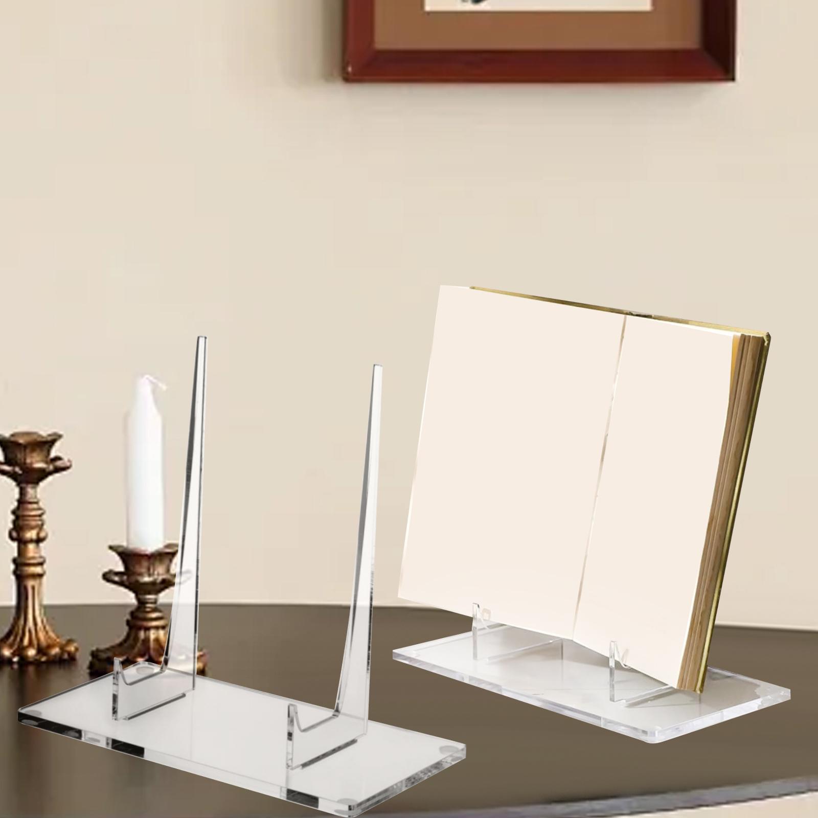 Soporte de exhibición de acríl - Clear Acrylic Book Stand Holder reseña y precio