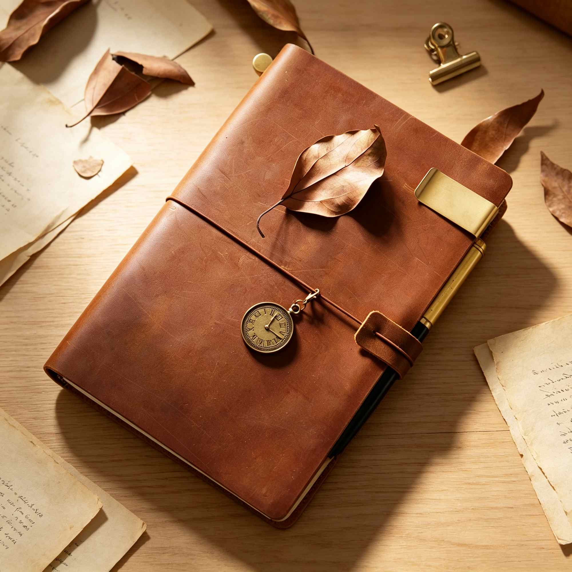 Diario de viaje con cubierta d - Vintage Leather Journal Notebook reseña y precio