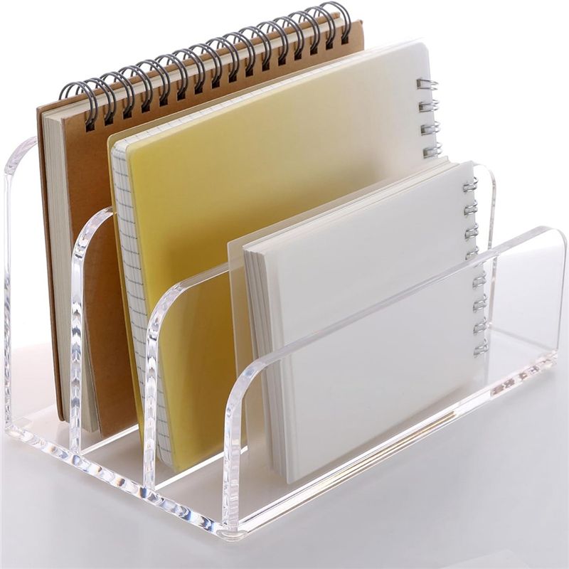 Voltvibe: organizador de escri - Clear Acrylic Book Stand Holder reseña y precio